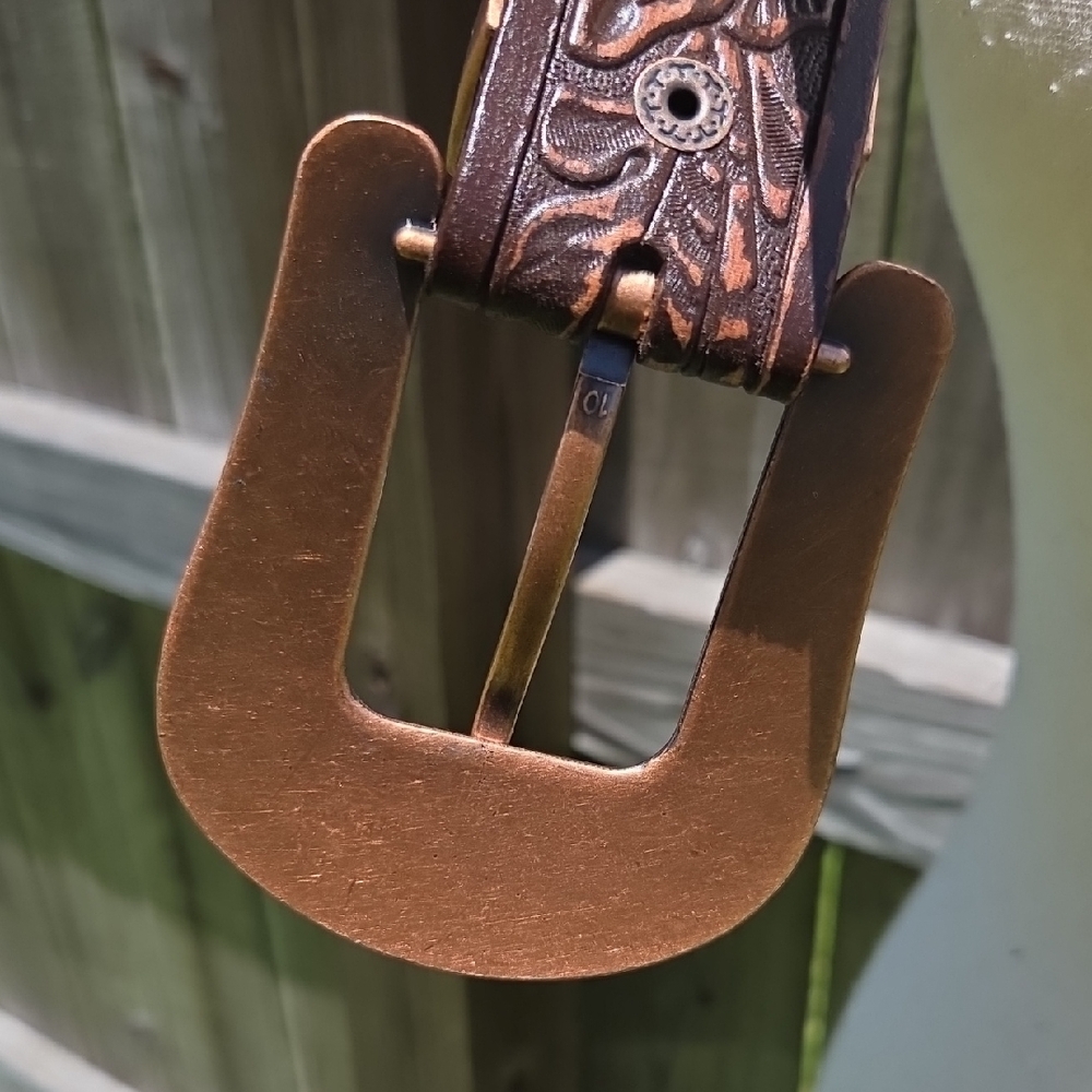 Angel Ranch Brown Embellished Women's Belt - Picture 8 of 10